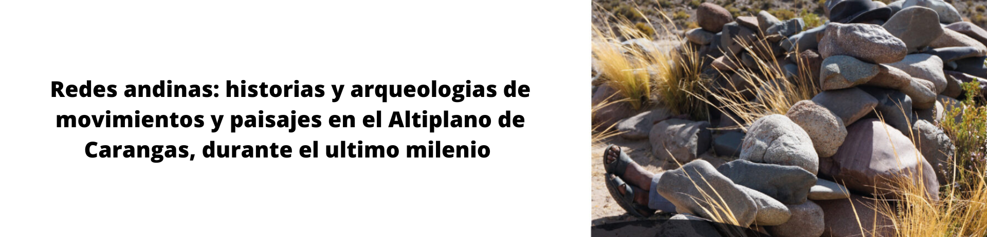 Redes andinas: historias y arqueologias de movimientos y paisajes en el Altiplano de Carangas, durante el ultimo milenio 